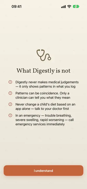 Digestly: Food Allergy Diary screenshot 6