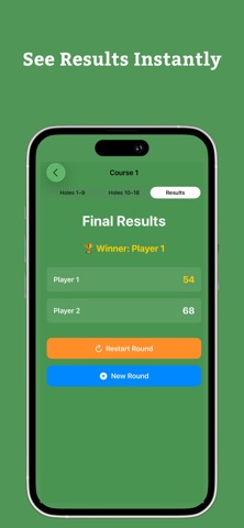 Pitch & Putt Score Card screenshot