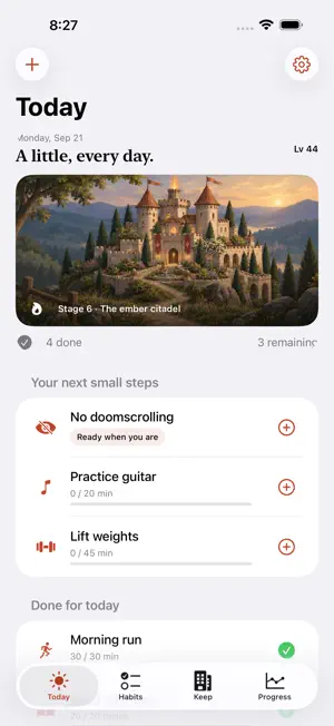 EmberKeep: Habit Keep screenshot 1