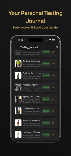 Скриншот MaltIQ: Whisky Companion на iPhone 4