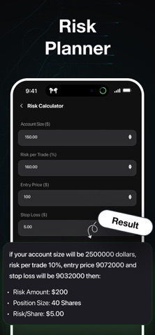 AI Trading Chart Analysis iPhone screenshot