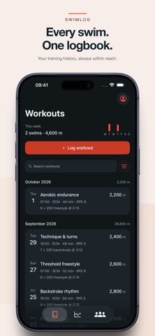Swimlog: Pool Tracker Screenshot 1 of 6