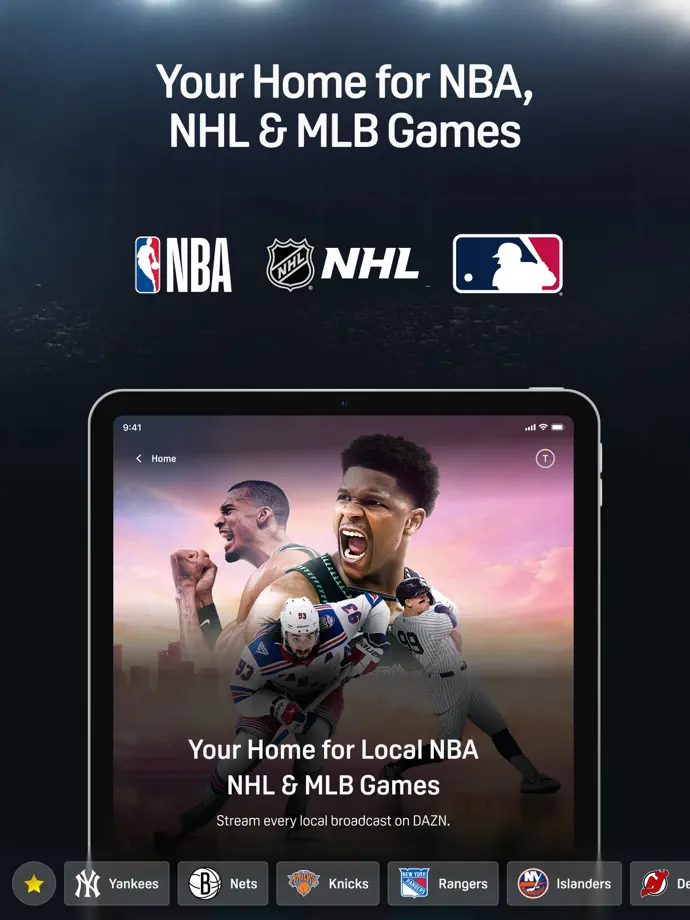 DAZN iPad screenshot 4