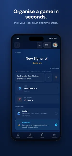 padelfin: Padel Organizer screenshot 3