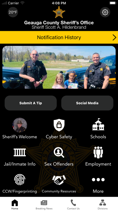 Geauga County Sheriff OH app screenshot 2