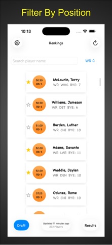 Draft Champ screenshot