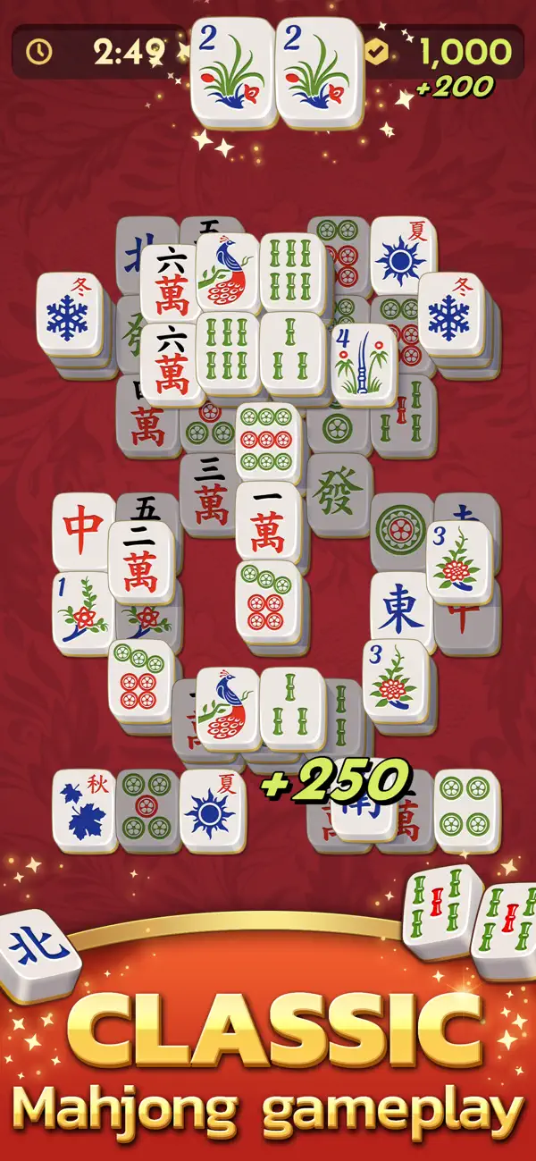 Screenshot #2 pour Mahjong Solitaire Cube