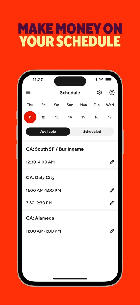 DoorDash - Dasher - Flexible Scheduling