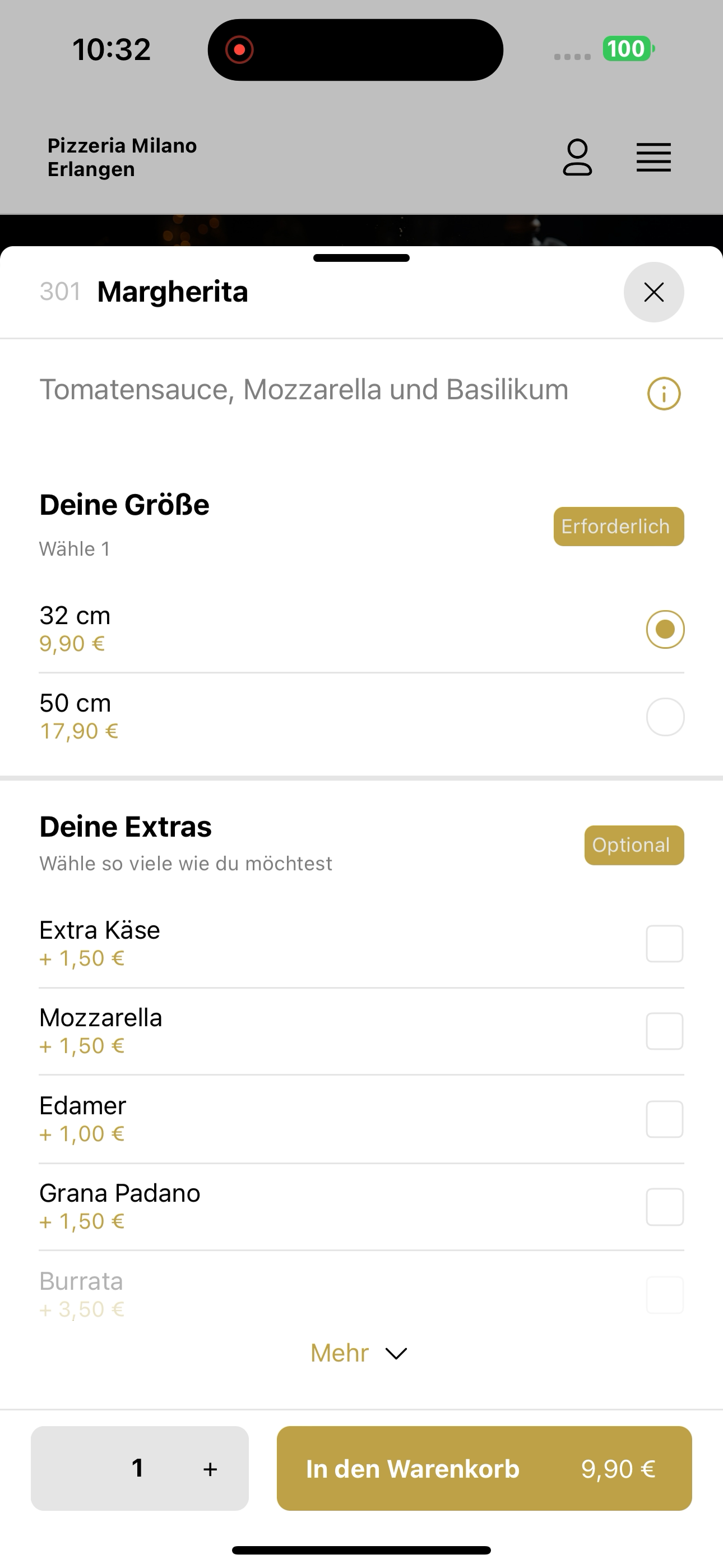 Pizza Milano Erlangen screenshot 7