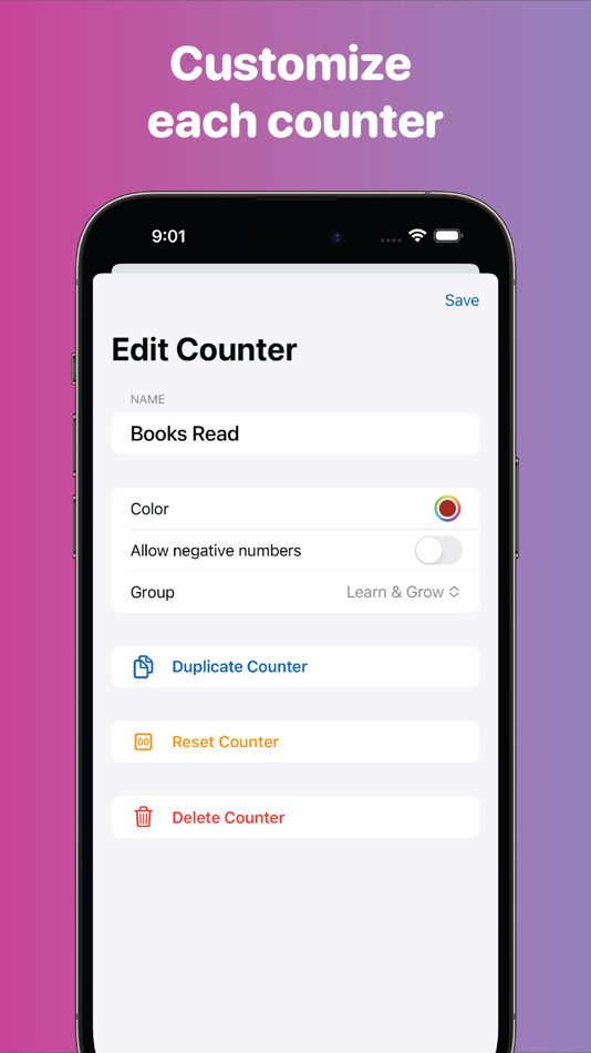 #5. Tap Counter - Count Me (iOS) Oleh: Marius Caciulescu