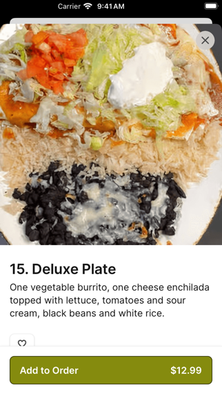 La Calera Mexican Bar & Grill iPhone screenshot 4 - Food & Drink app