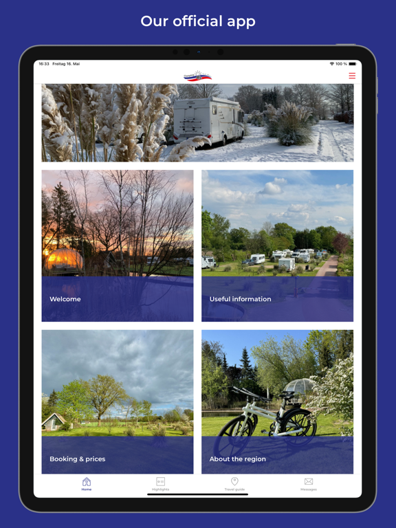 Camping Tante Henni app screenshot