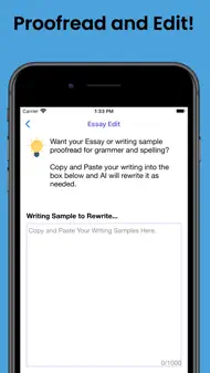 Essay Writer Pro - AI Helper iphone bilder 3