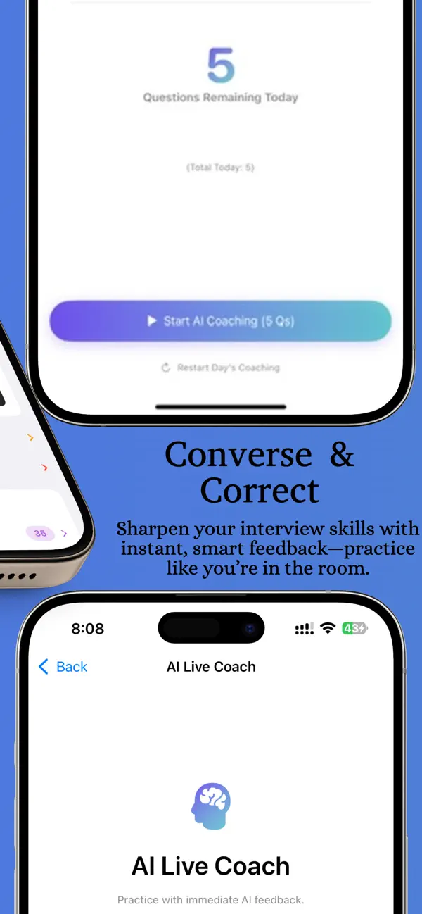 #3. InterviewGenie: Prep Android (iOS) بواسطة: Abhinav Jha