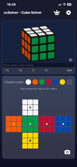 ccSolver - Camera Cube Solver Screenshot 1 of 4