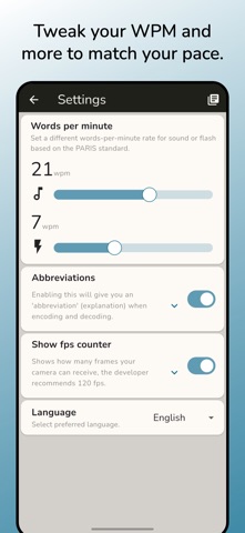 Talk Morse Screenshot 7 of 7
