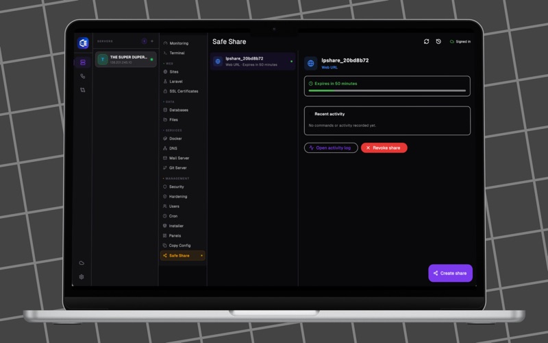 Local Panel screenshot