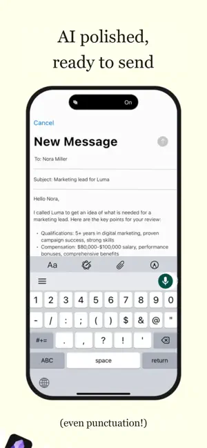 Lume Voice: Flow Keyboard AI screenshot 3