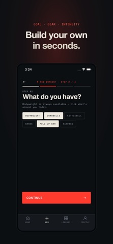 TWENTY: 20-Minute Workouts iPhone screenshot