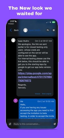 Threadly : Email ∙ Client Screenshot 2 of 9