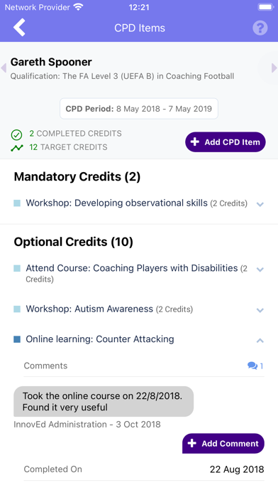 Competence Screenshot