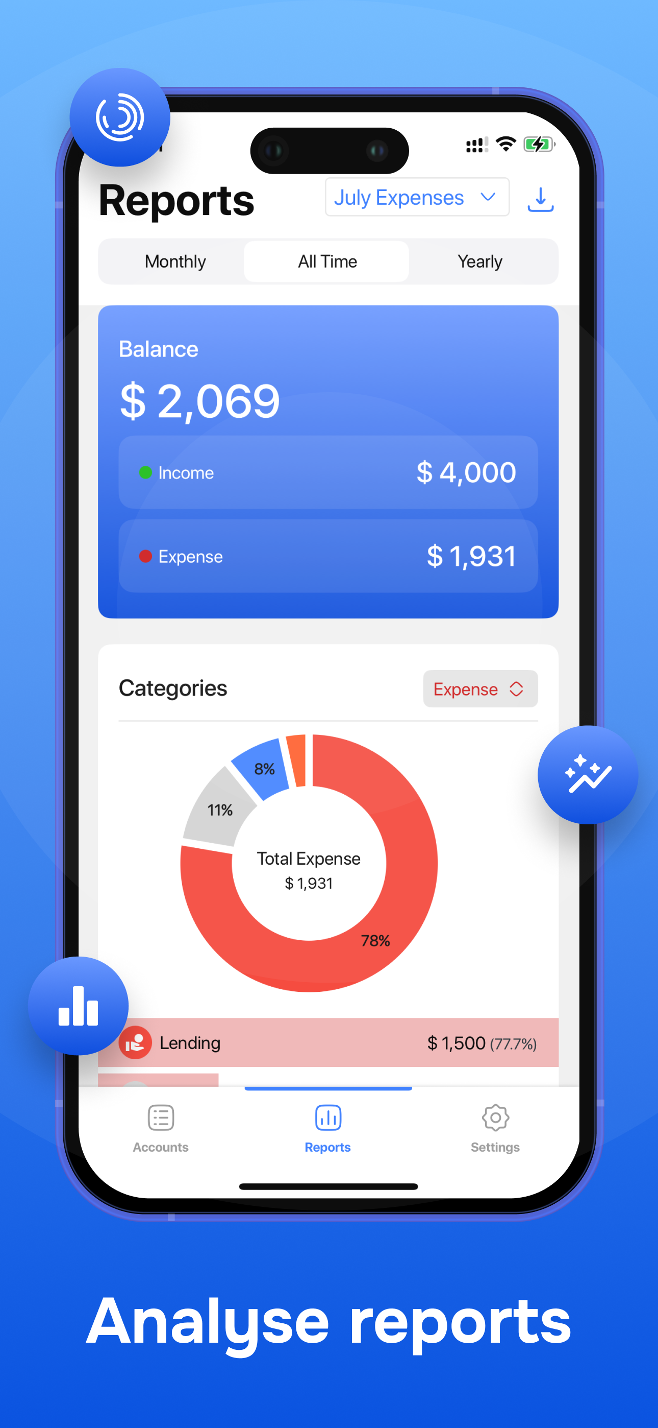 Account & Expense Manager Pro screenshot 3