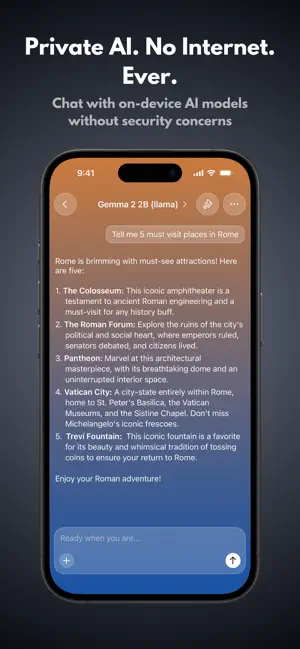 AnywAIr - Offline AI Assistant screenshot 1