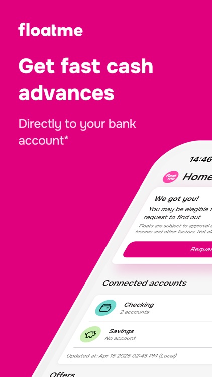 FloatMe: Online Cash Advance