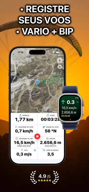 Wingman: Paragliding Tracker screenshot 1 of 10