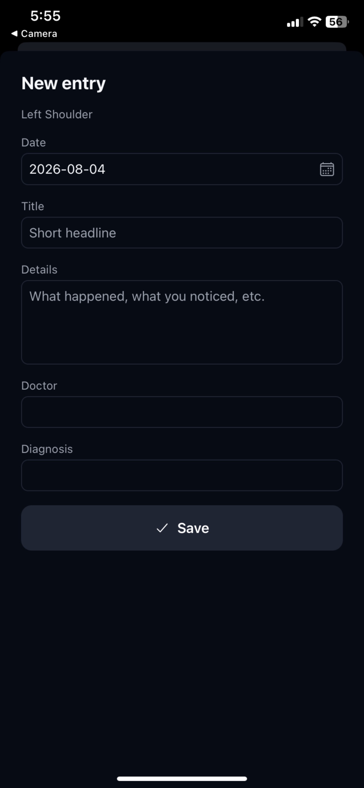 Screenshot 4 of Life Chart History