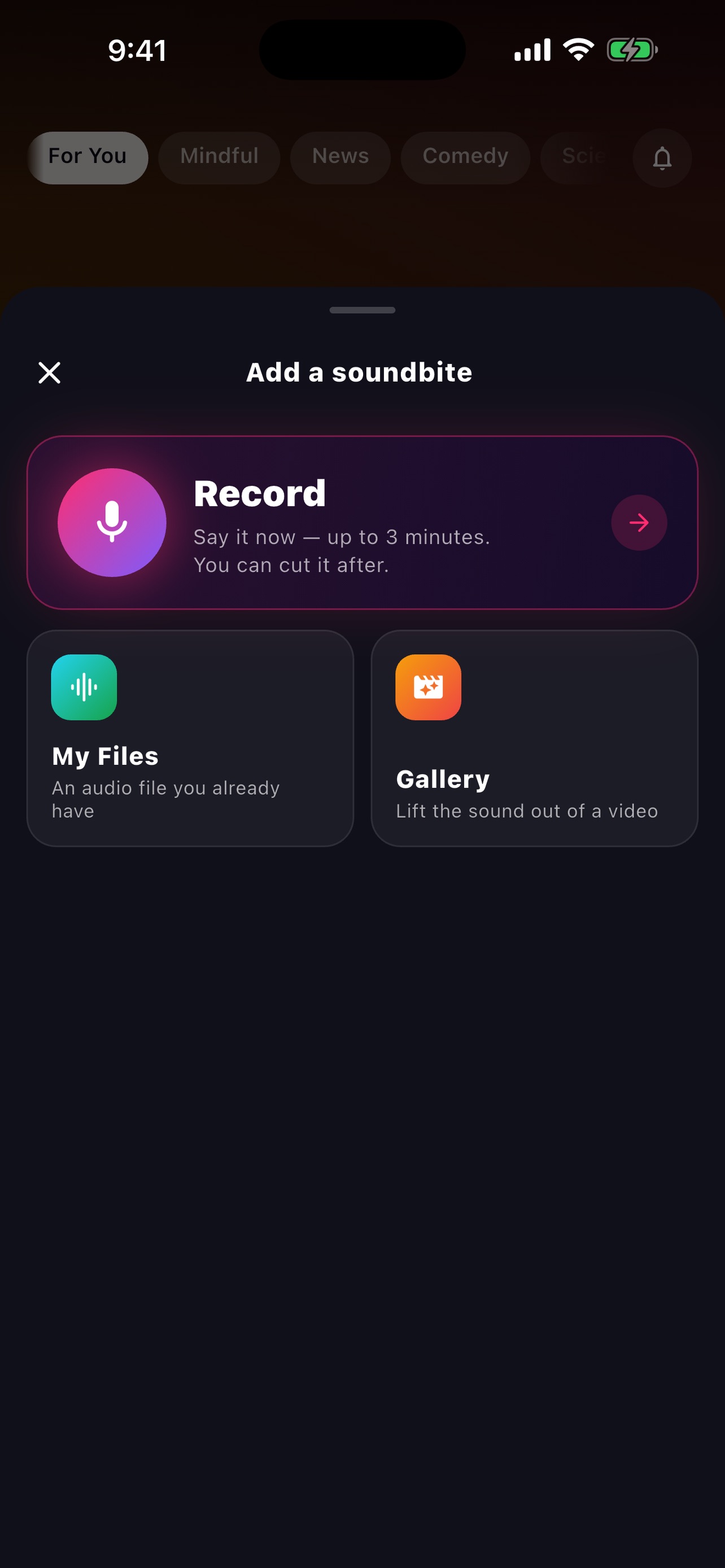 Screenshot 5 of Soundbites Audio