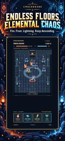 Emberbound: Endless Descent Screenshot 1 of 4