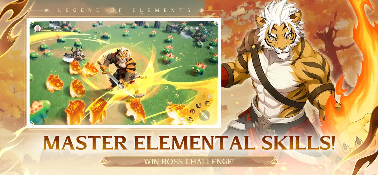 Legend of Elements iOS Mod IPA screenshot 4 - iOS game interface