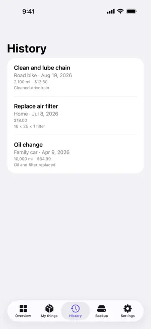 UpKeep - Maintenance Tracker screenshot 3