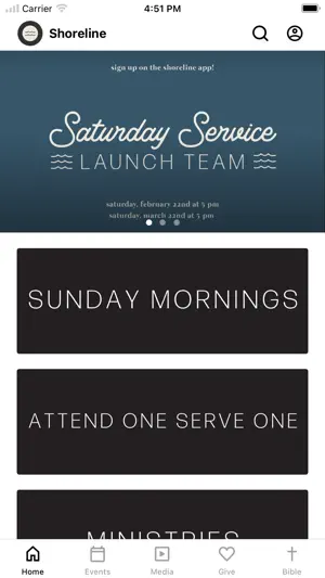 The Shoreline Church App screenshot 1