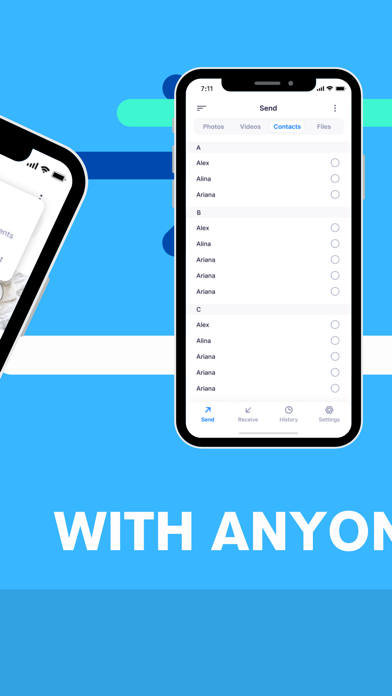 Xhare2U: Transfer my data Screenshot