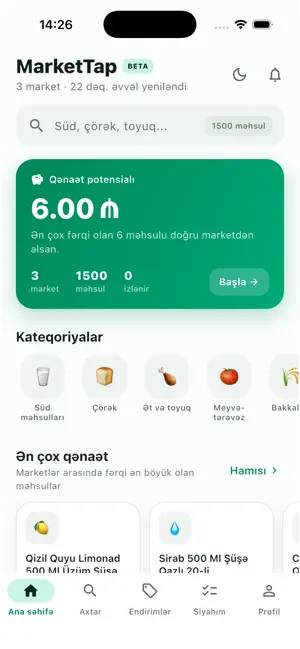 MarketTap screenshot 1