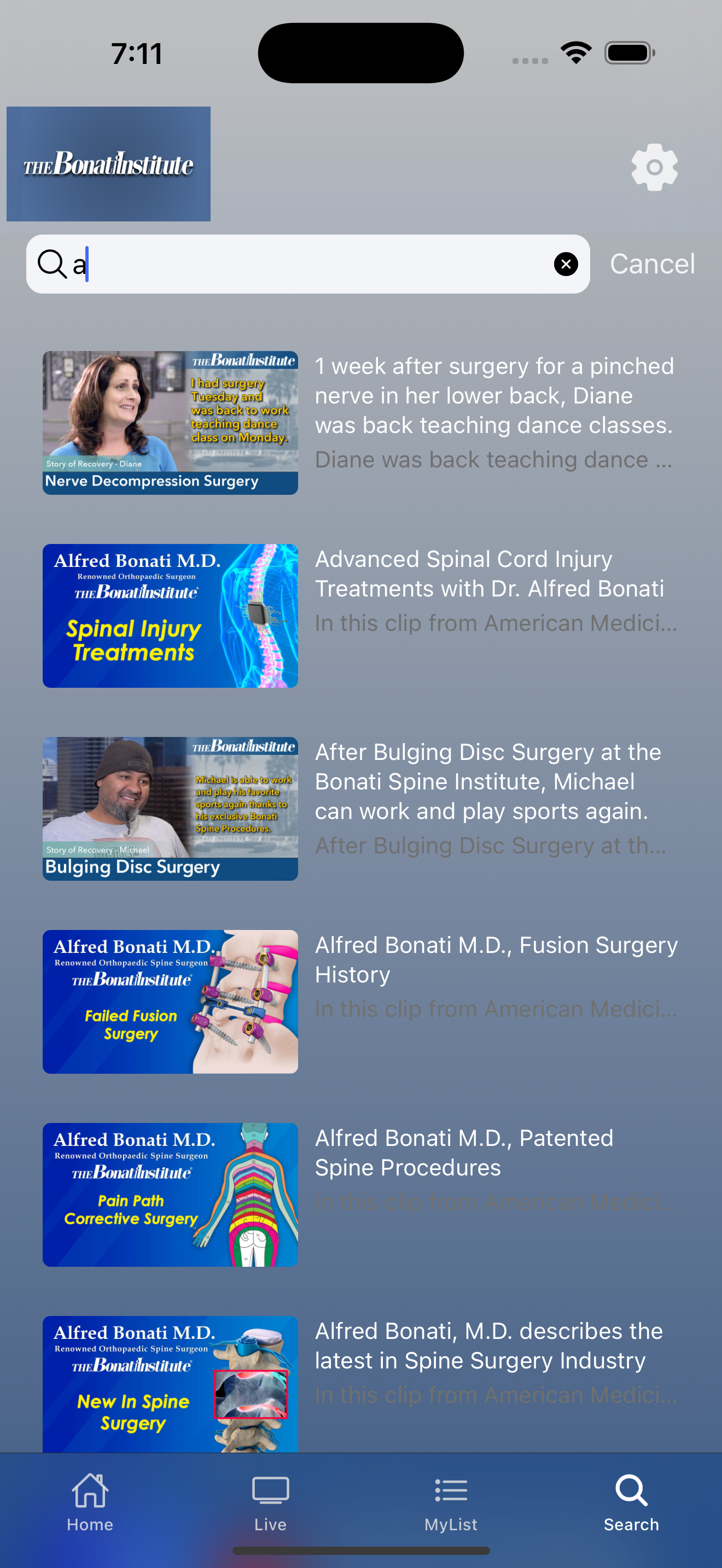 BSI The Bonati Spine Institute screenshot 7