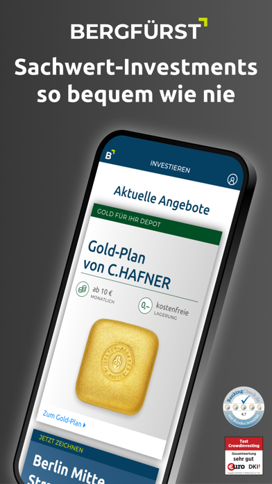 BERGFÜRST Digitale Investments Screenshot