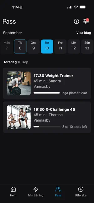 Friskvårdscenter screenshot 2