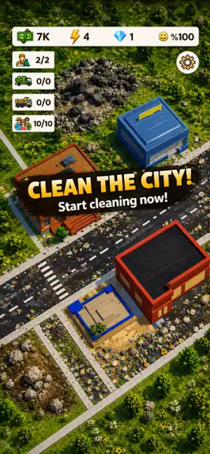 Cleaning Game: KingdomOfTrash screenshot 1