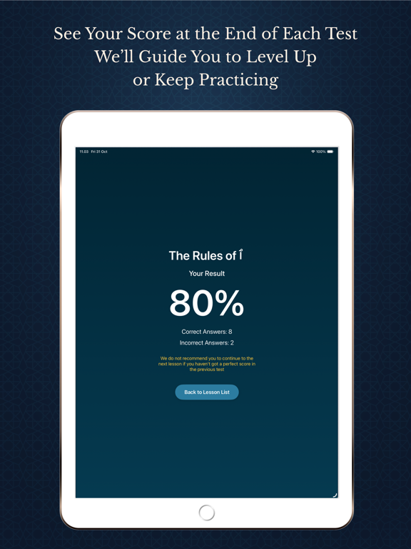 Learn Quran Tajwid iPad screenshot 6 - Education app