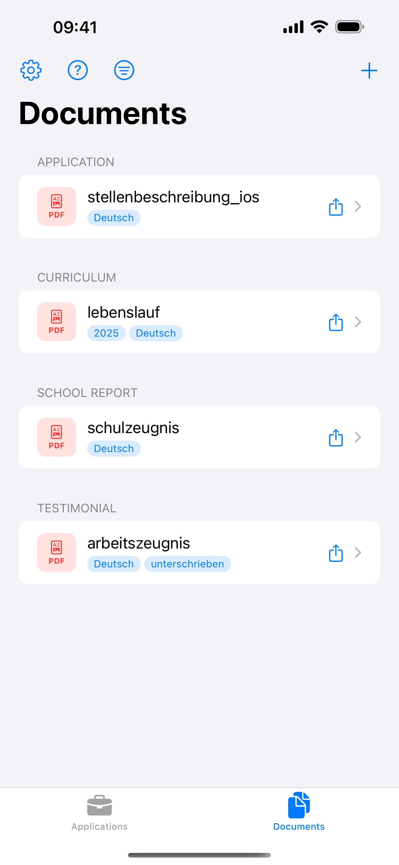 Bewerbungsbutler screenshot 4
