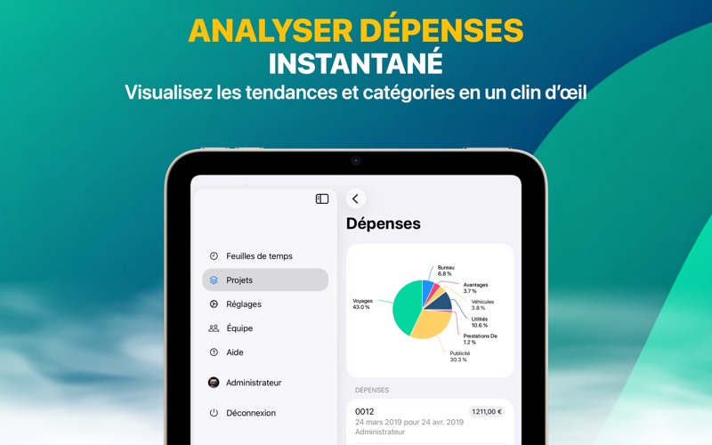 Screenshot #2 pour Dépenses pour Entreprises
