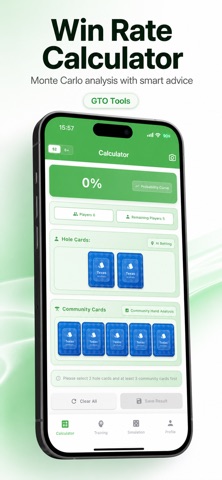 Poker Trainer AI -Texas Holdem iPhone screenshot