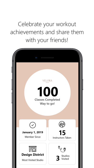 VELORA Pilates iPhone screenshot