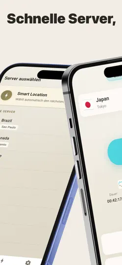 Screenshot von Dunova VPN: Schnell & Sicher auf dem iPhone 2