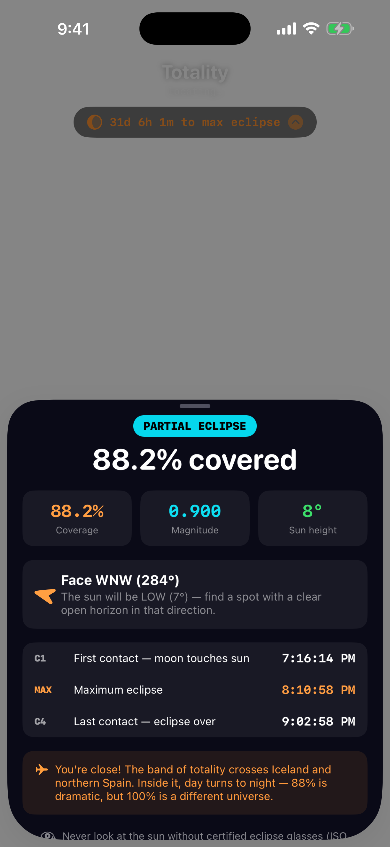 Totality: Eclipse AR Guide screenshot 3