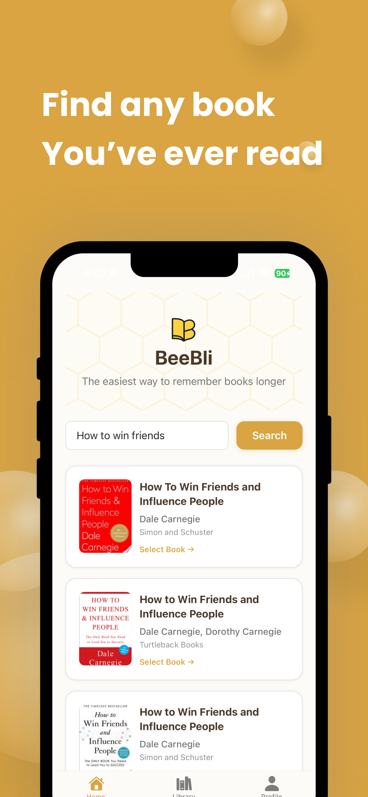 BeeBli -  Book Quiz & Tracker