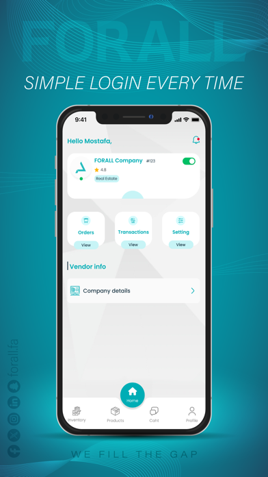 FORALL Vendors Screenshot